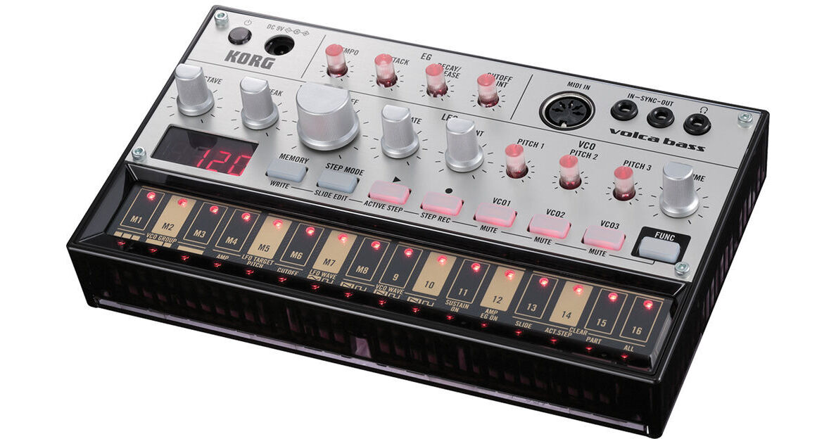 Korg Volca Analog Bass Machine Synthesizer