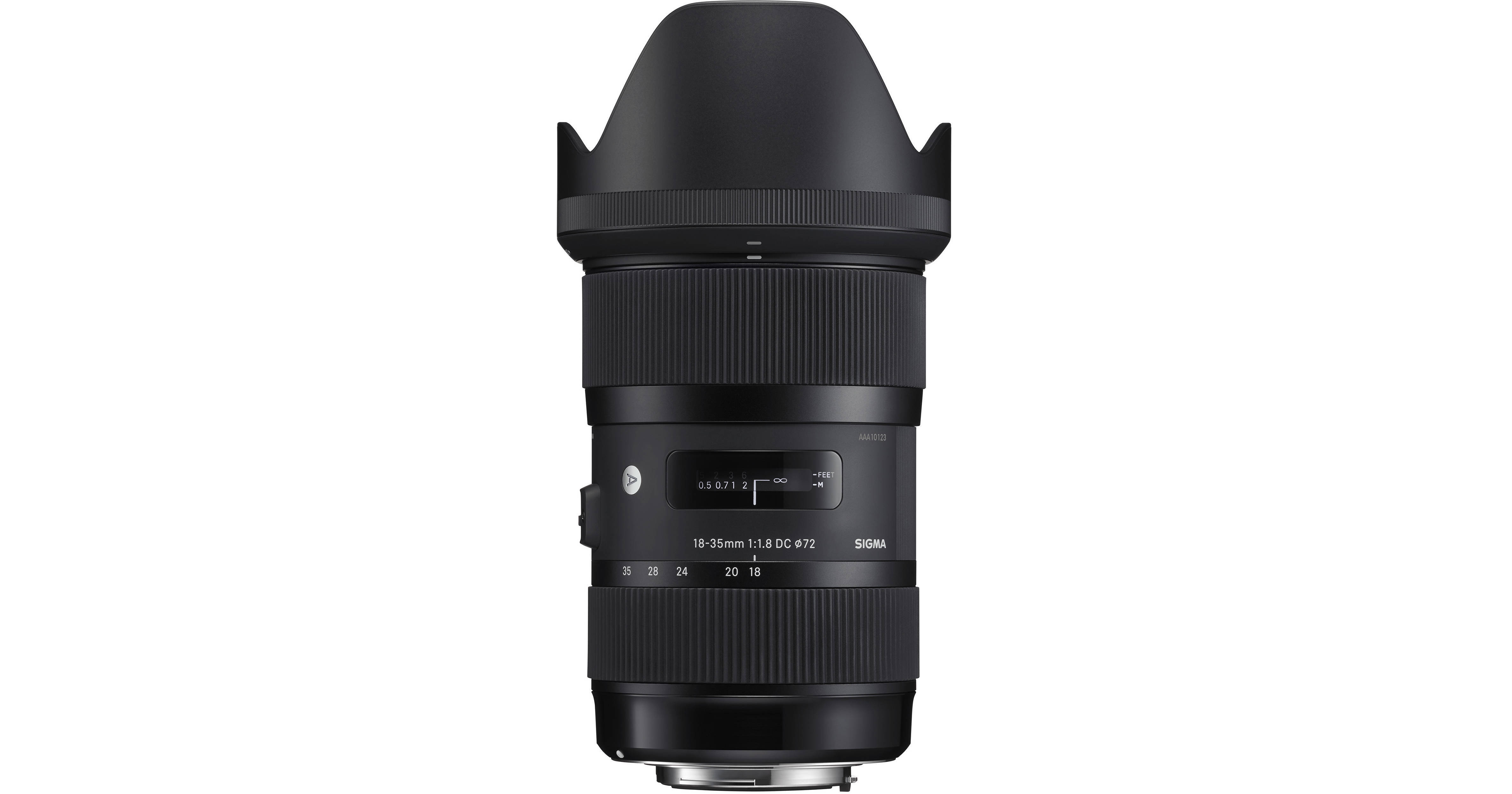 【在庫あ新品】『SIGMA 18-35mm』 F1.8 DC HSM | Art／キヤノン用 レンズ(ズーム)