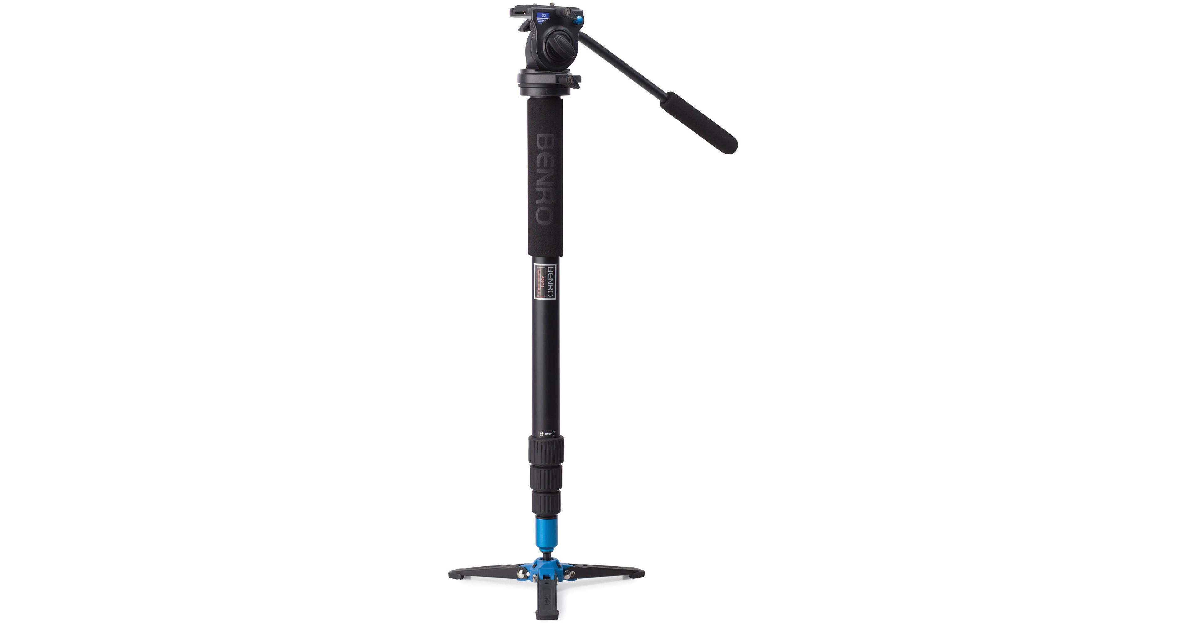 Benro A38T Classic Aluminum Monopod with S2 Head A38TBS2 B&H