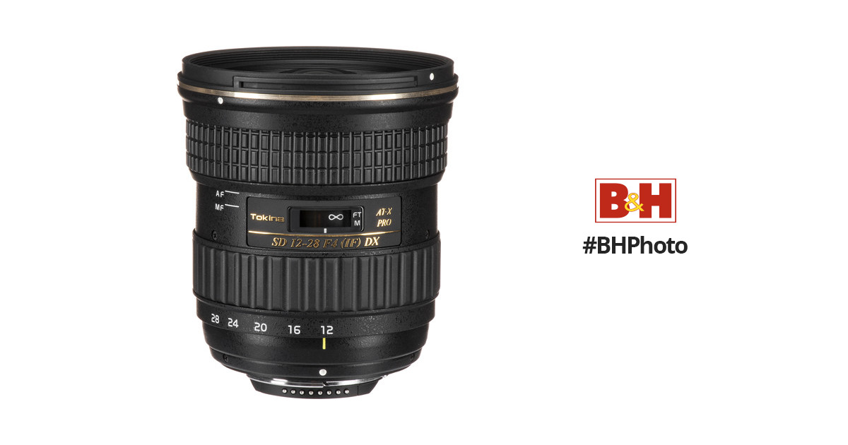 Tokina 12-28mm f/4.0 AT-X Pro DX Lens for Nikon ATXAF128DXN B&H
