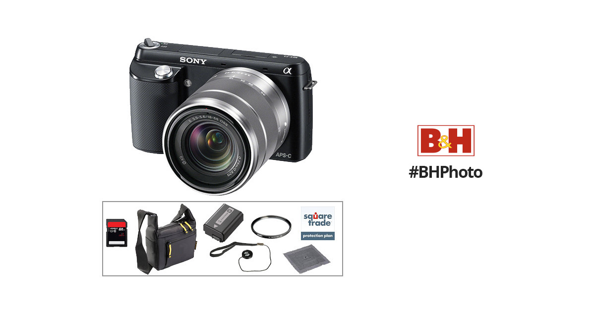 Sony Alpha NEX-F3 Mirrorless Digital Camera with 18-55mm Lens