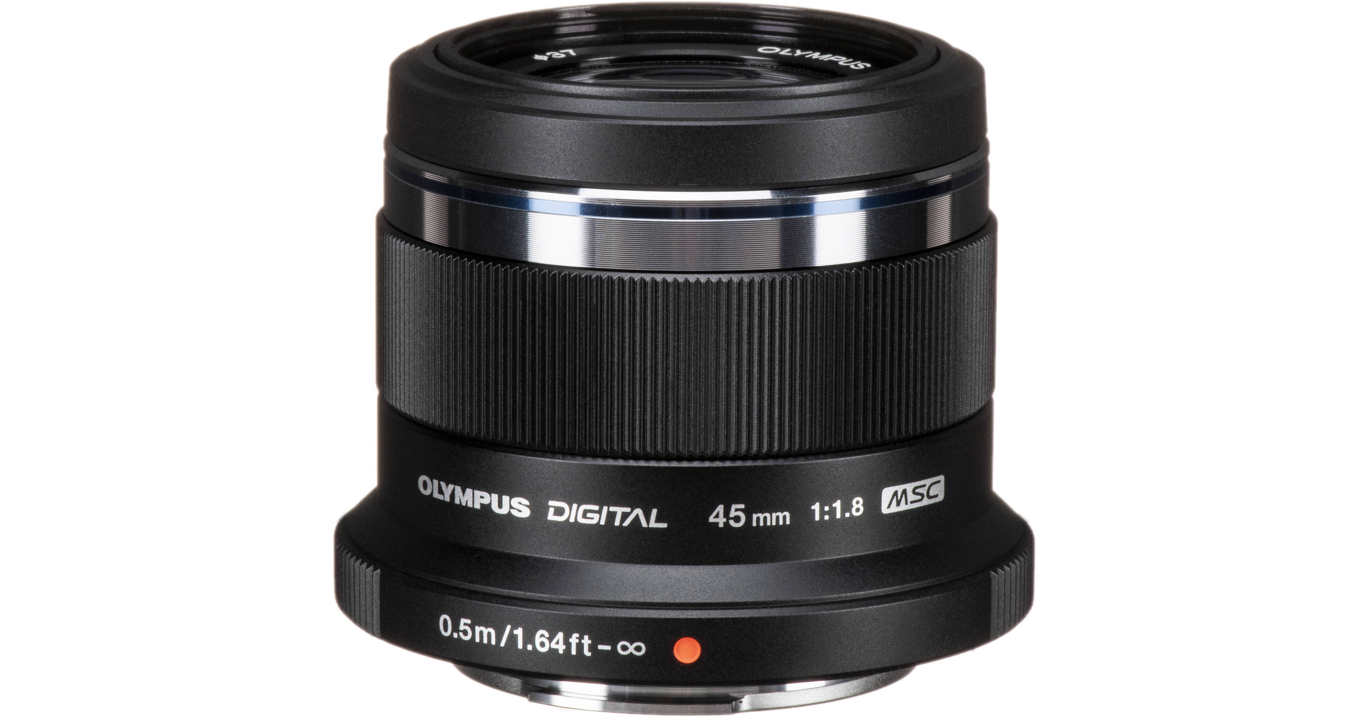 Olympus M.Zuiko Digital 45mm f/1.8 Lens (Black)