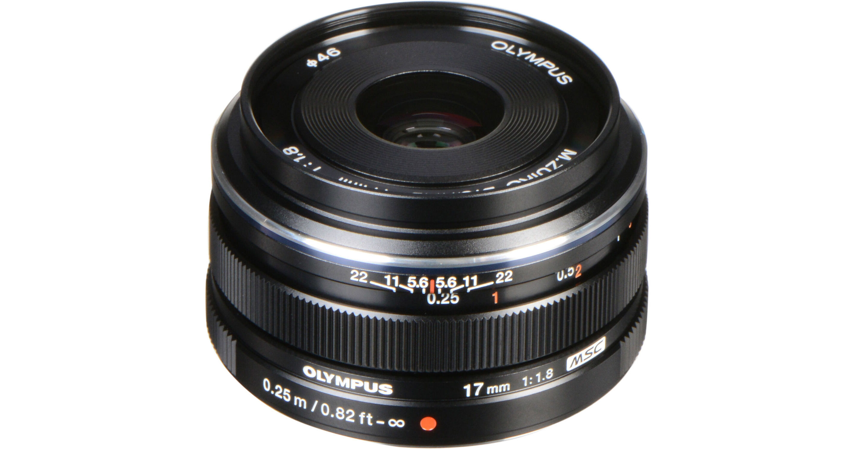 Olympus M.Zuiko Digital 17mm f/1.8 Lens (Black)