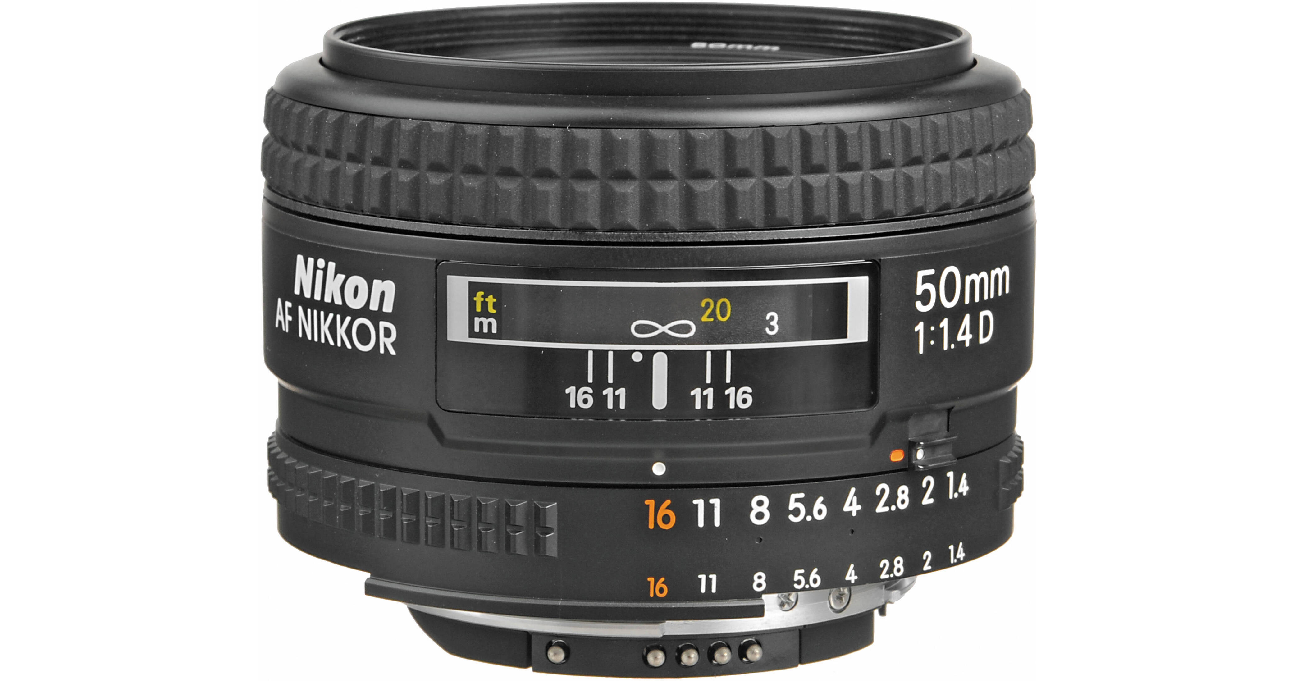 Nikon AF NIKKOR 50mm f/1.4D Lens 1902 B&H Photo Video