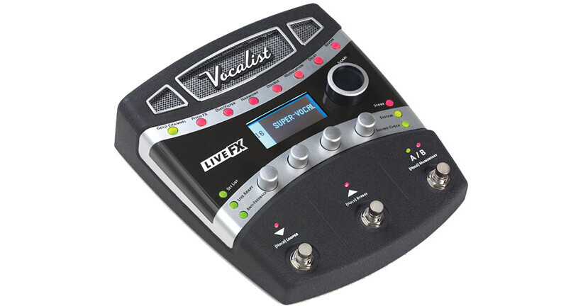 DigiTech Vocalist Live FX Foot-Pedal Vocal Processor VLFX-04 B&H