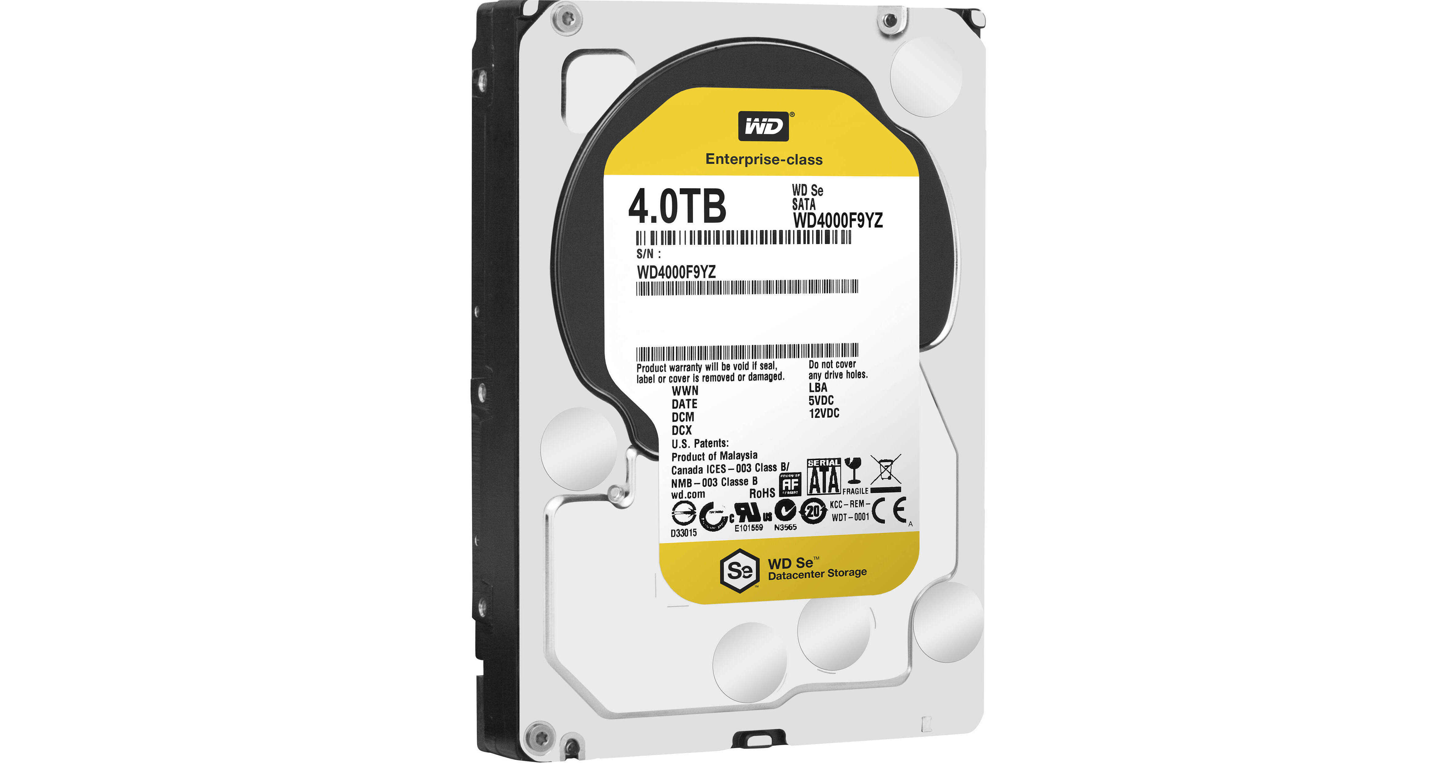 WD 4TB Se Datacenter OEM Hard Drive WD4000F9YZ BH Photo Video