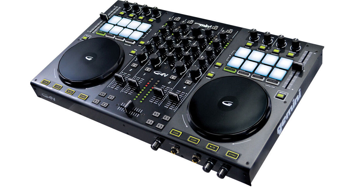 Gemini G4V 4Channel Virtual DJ Controller G4V B&H Photo Video