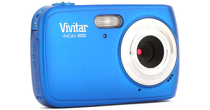 Vivitar Vivicam X022 Digital Camera Blue Vx022 Blu B H Photo