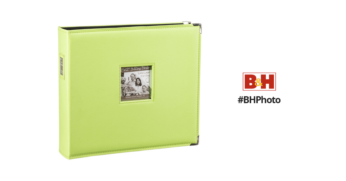  Pioneer Photo Albums T-12JF Bright Green Scrapbook : Home &  Kitchen