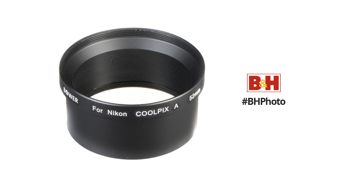 Bower 52mm Adapter Tube for Nikon COOLPIX A Digital Camera