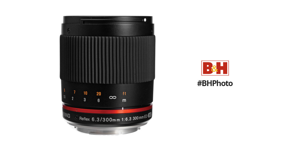 Samyang Reflex 300mm f/6.3 ED UMC CS Lens for Canon EF-M Mount (Black)