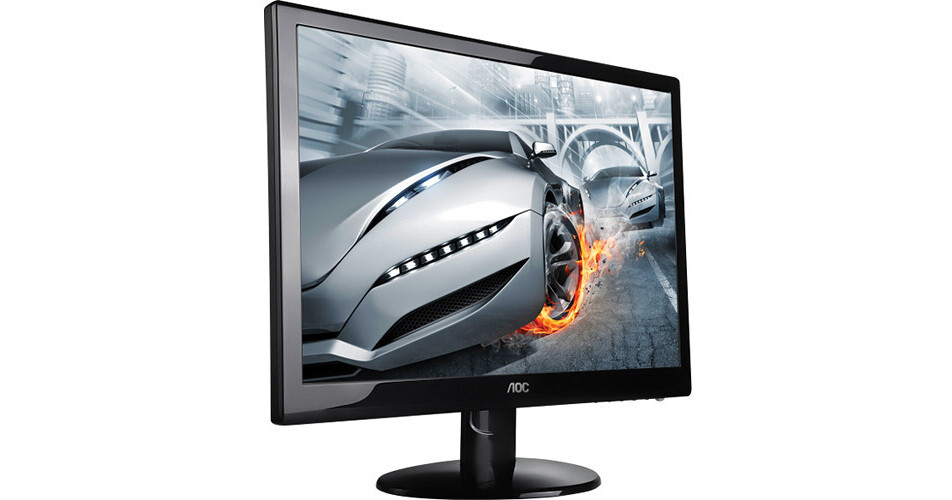 AOC e2752She 27 LED Monitor (Glossy Black) E2752SHE B&H Photo