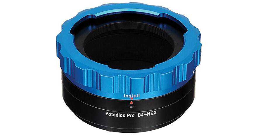 FotodioX Pro Lens Mount Adapter B4 to Sony E Mount B4SNYEPRO