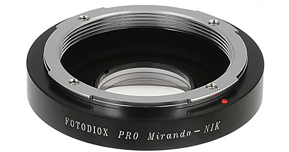 FotodioX Pro Lens Mount Adapter for Miranda Lens to Nikon F Mount Camera