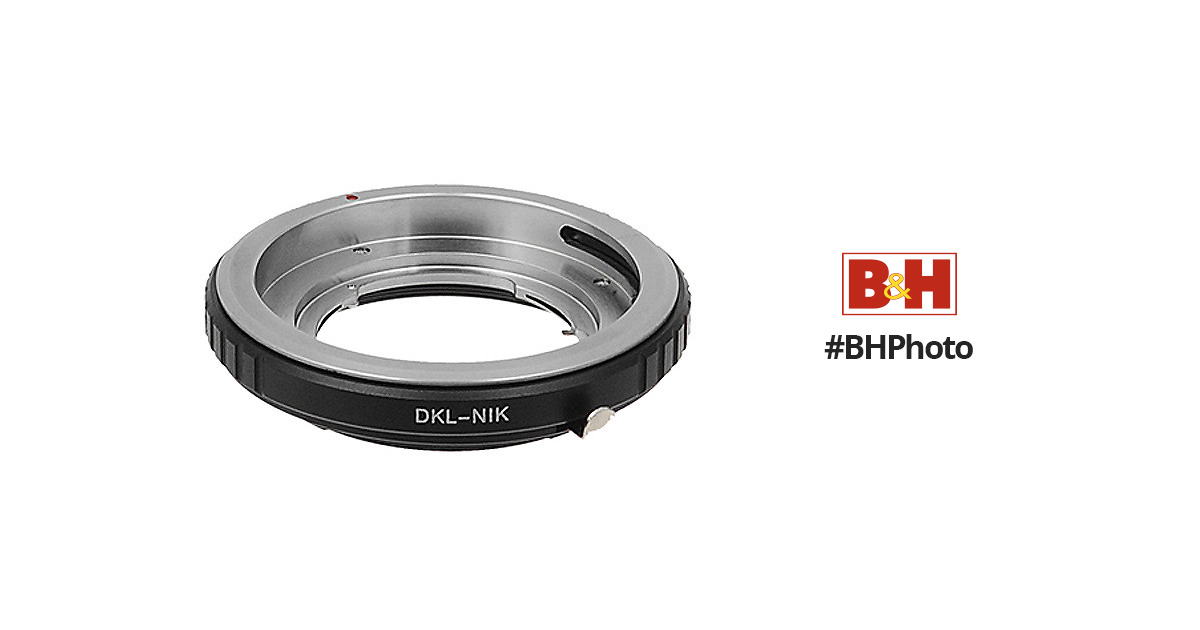FotodioX Pro Lens Mount Adapter for DKL Lens to DKLB-NIKF-PRO