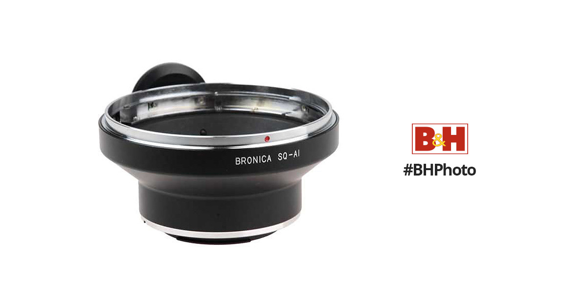 FotodioX Pro Lens Mount Adapter for Bronica SQ Lens to Nikon F Mount Camera
