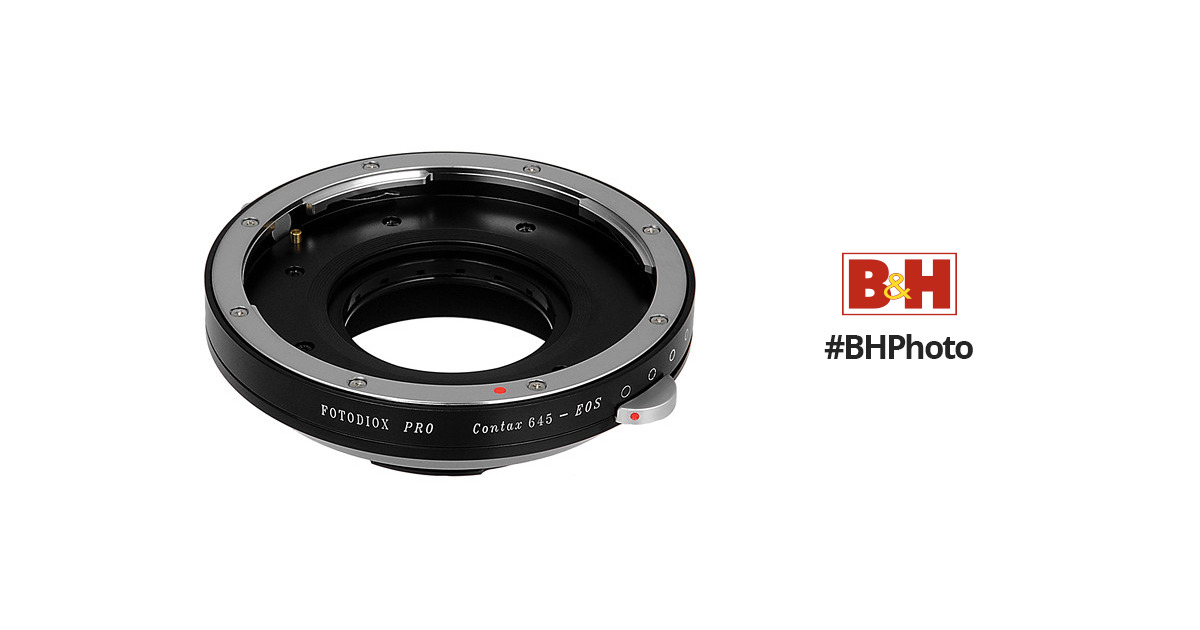 FotodioX Pro Lens Mount Adapter for Contax 645 Lens to Canon EF-Mount Camera