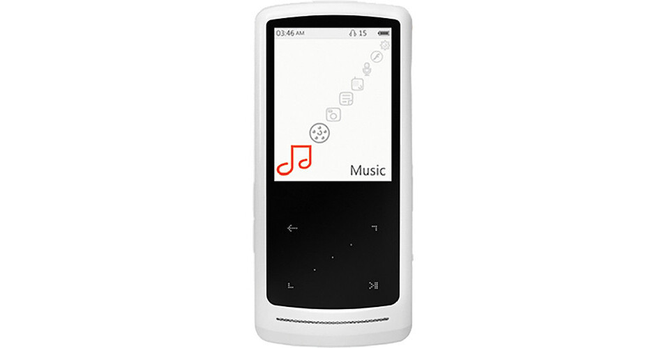 iAudio U3 4GB Portable MP3 Player with FM Radio and U34096BL B&H