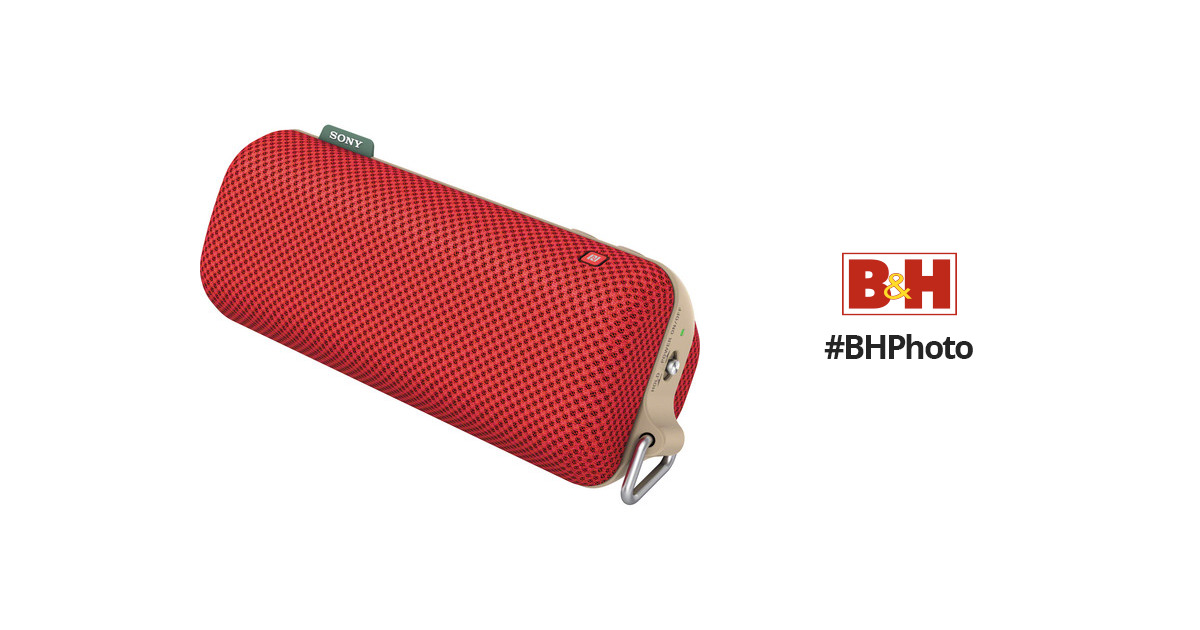 Sony SRS-BTS50 Bluetooth Speaker (Red) SRSBTS50/RED B&H Photo
