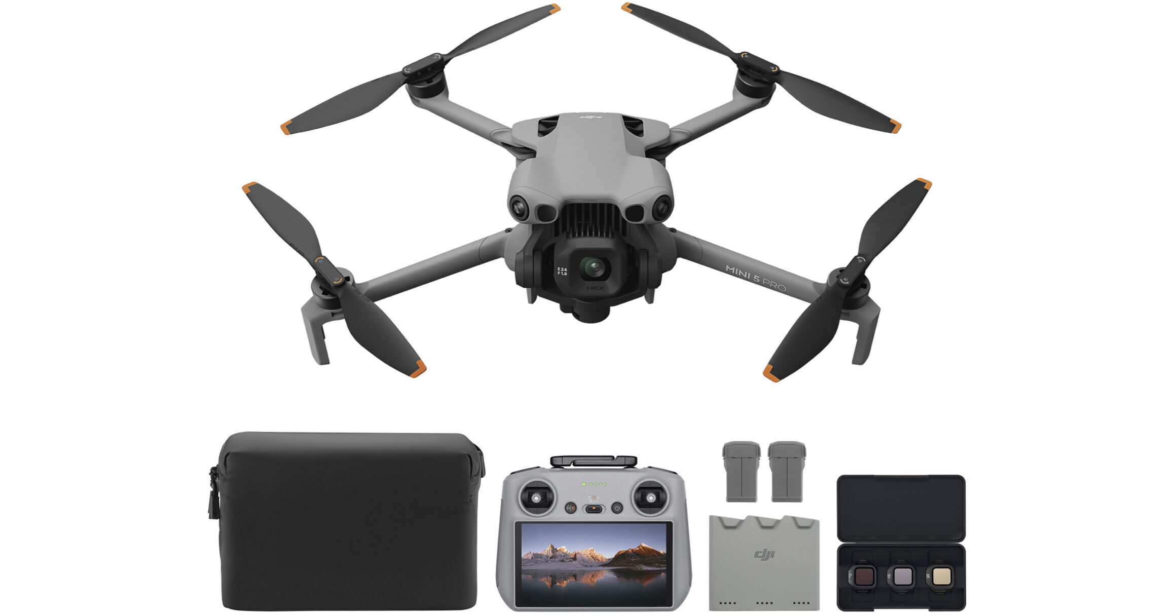 DJI Mini 5 Pro Fly More Combo Plus (DJI RC 2) - trọn bộ phụ kiện đi kèm