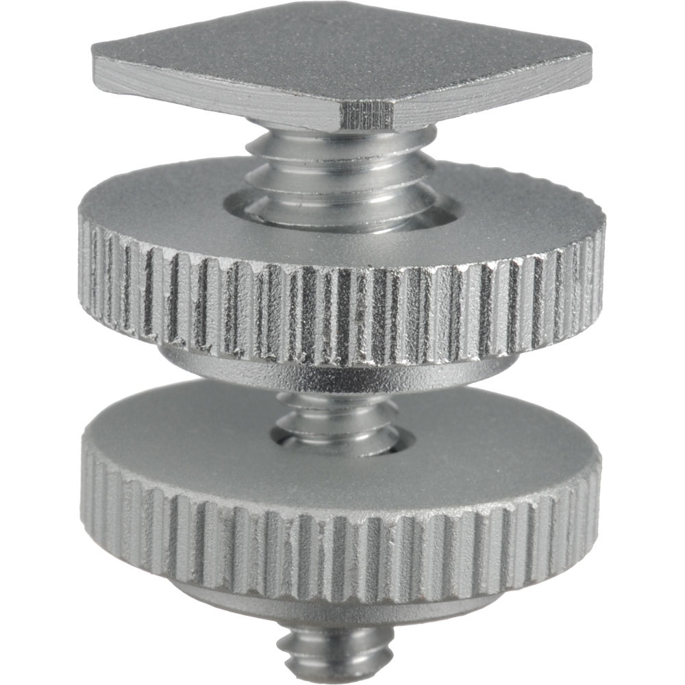 Pearstone Accessory Shoe Adapter with 1//4-20 Stud Connector 4 Pack
