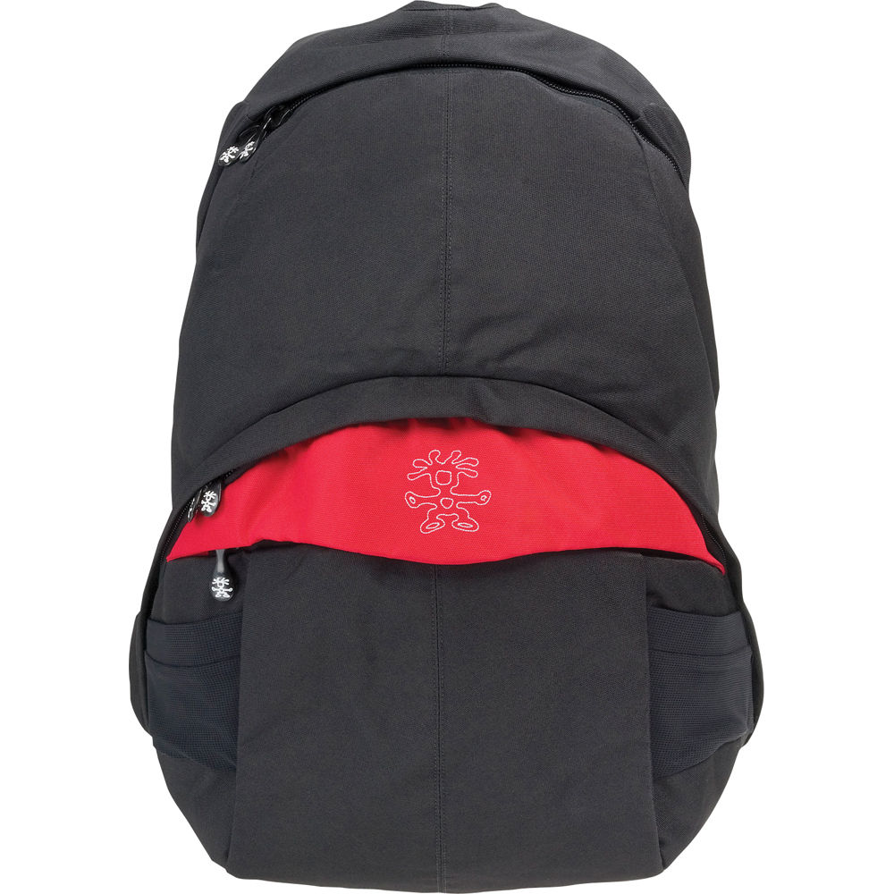 Crumpler Customary Barge Deluxe Backpack Large Black With Red Accents