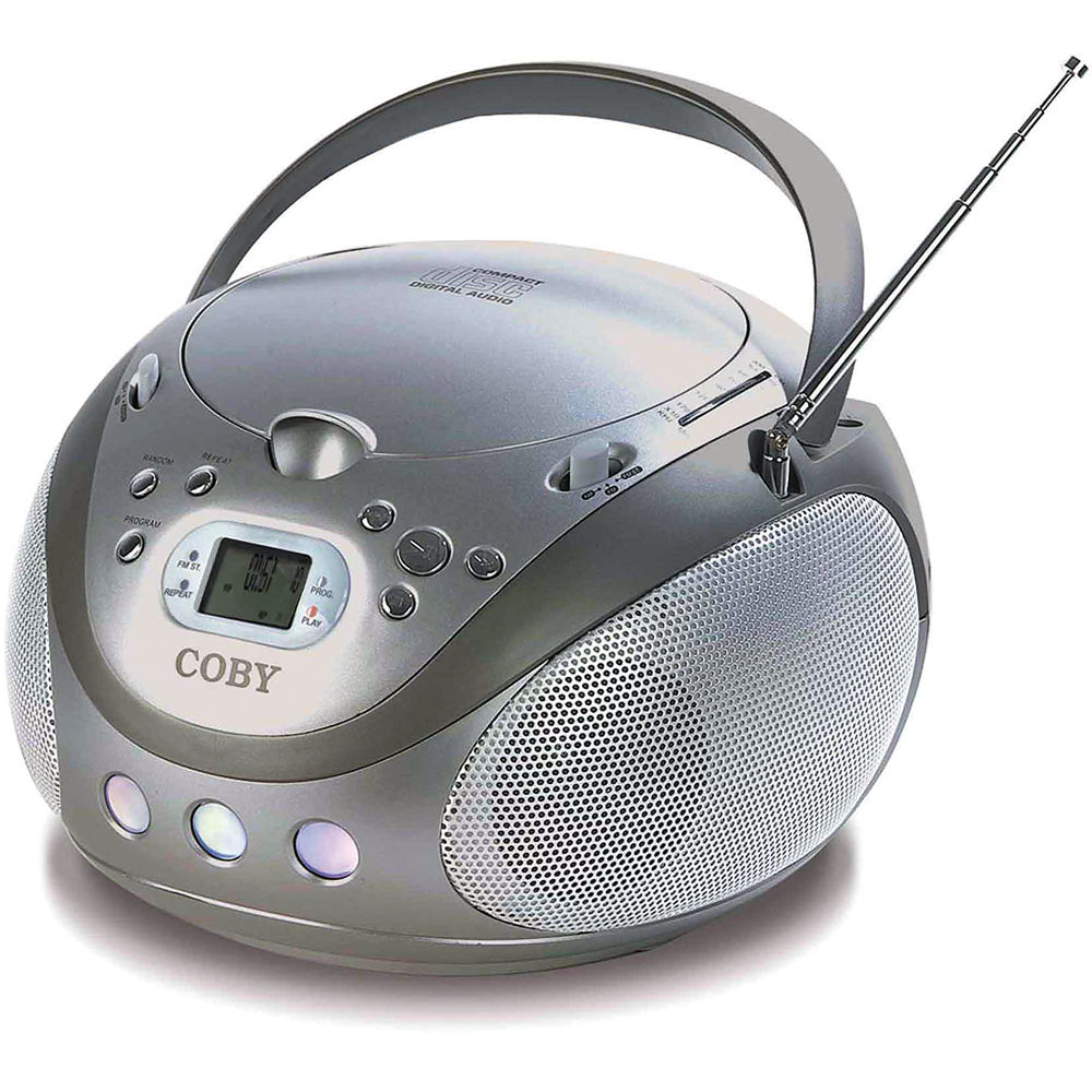 Coby Mp Cd451 Portable Stereo Mp3 Cd Player With Am Fm Mpcd451