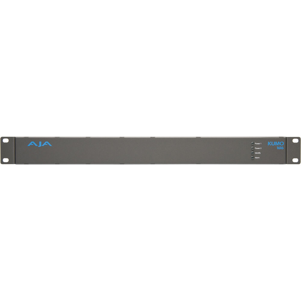 Aja KUMO 1616-12G Compact 16x16 12G-SDI Router with Power Supply