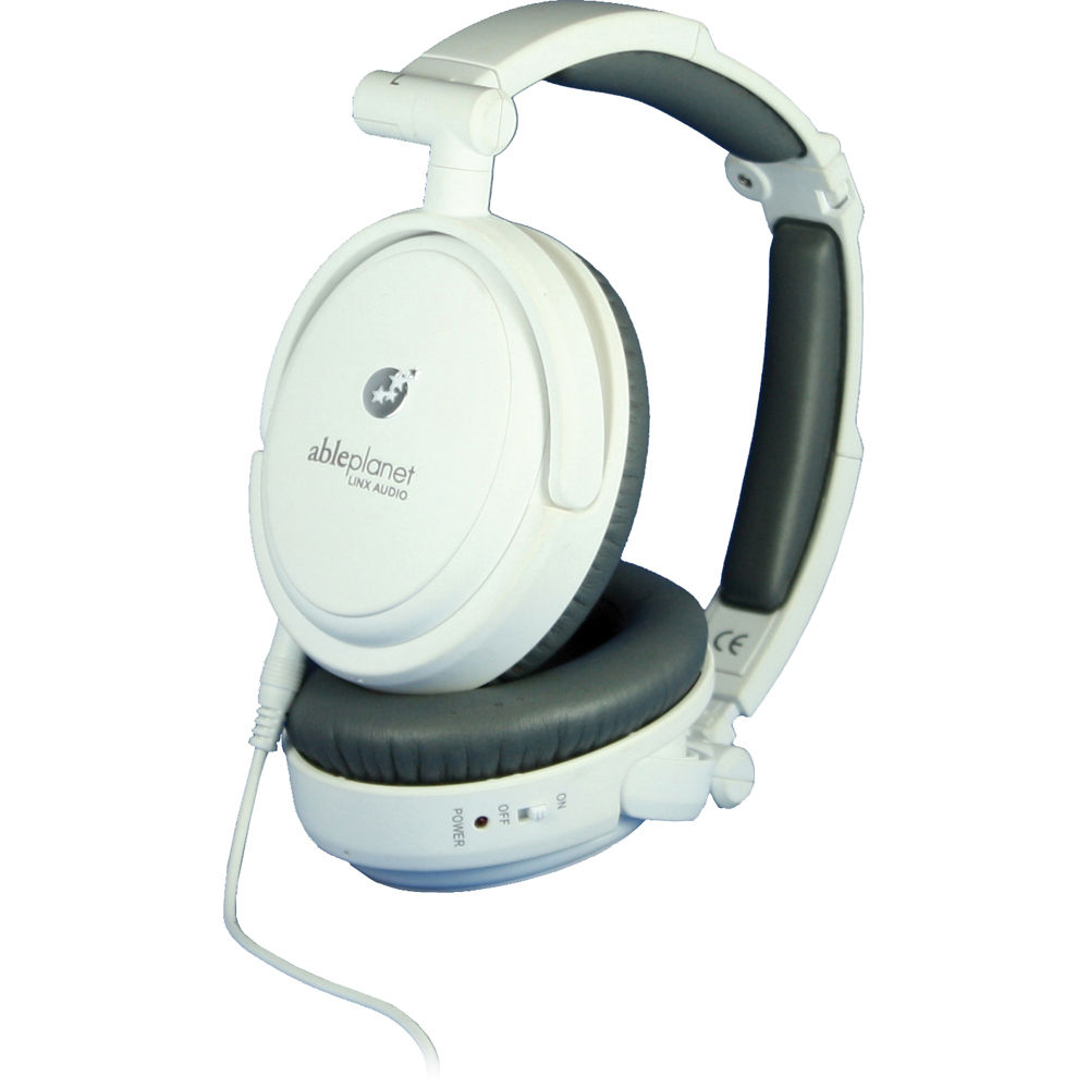 able planet nc200b true fidelity foldable active noise canceling headphones