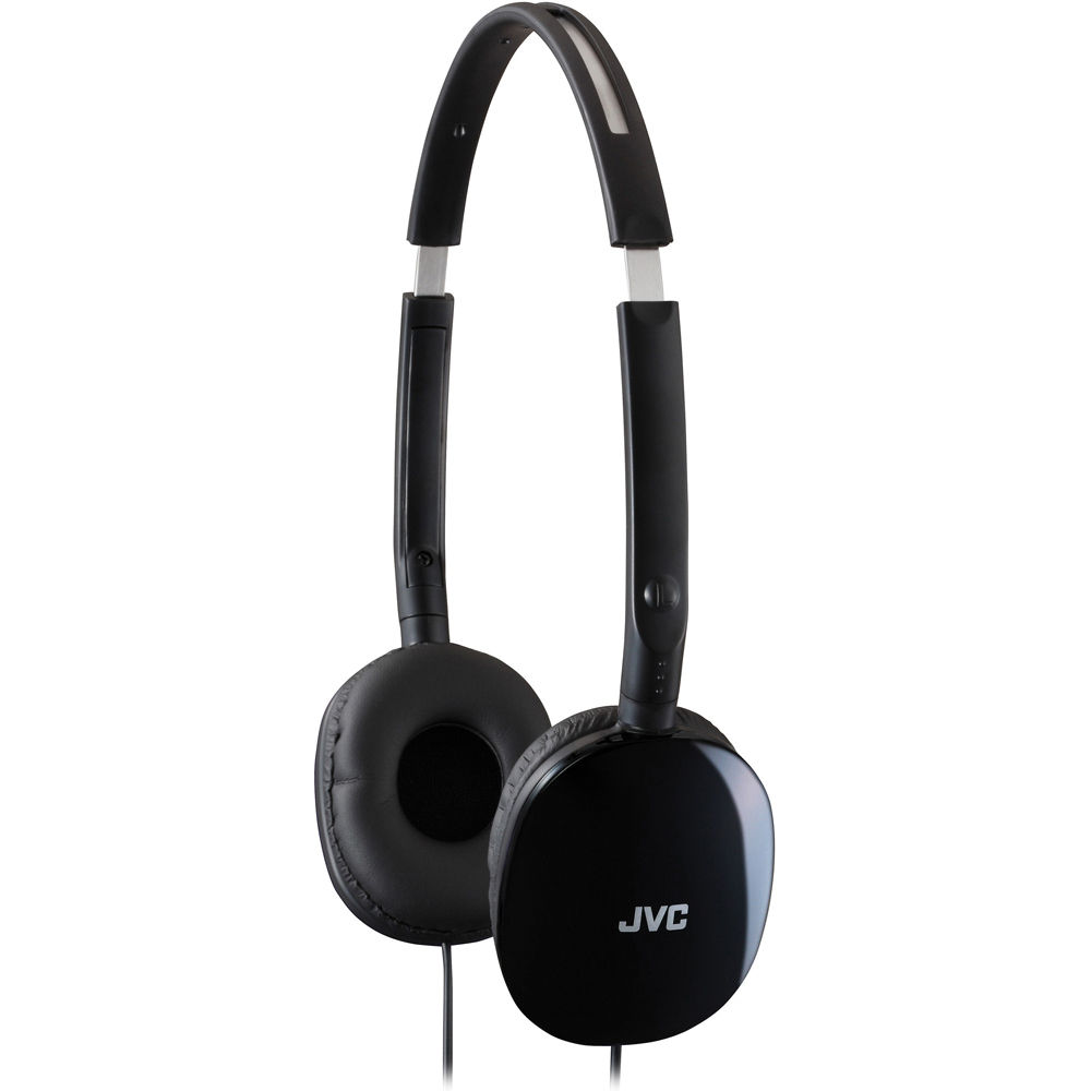 Jvc Ha S160 Flats On Ear Stereo Headphones Black Has160b B H