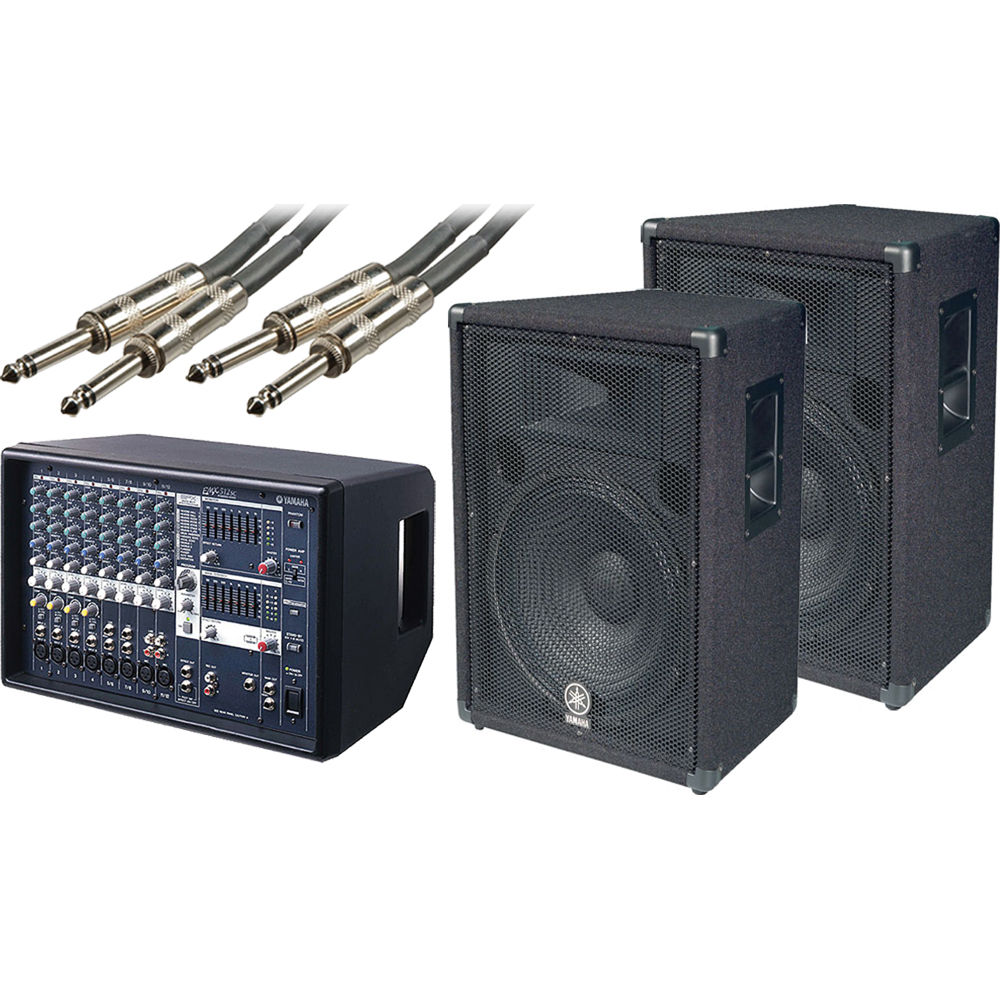 powered speaker with mixer