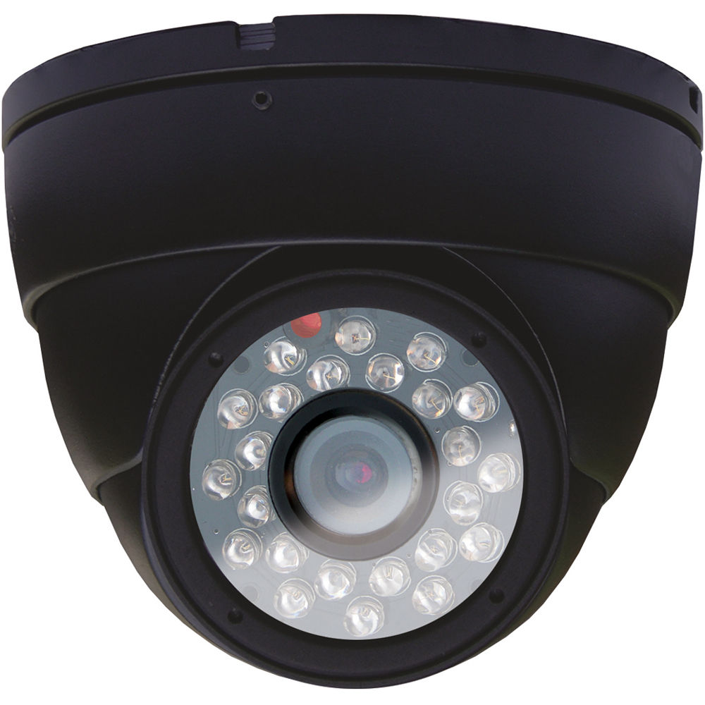 Night Owl Ccd Indoor Dome Camera With Audio Black