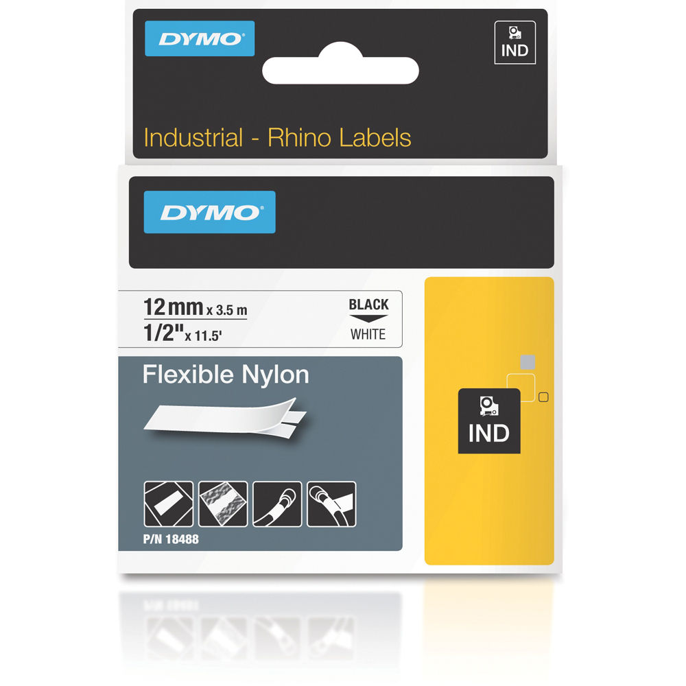 dymo nylon labels