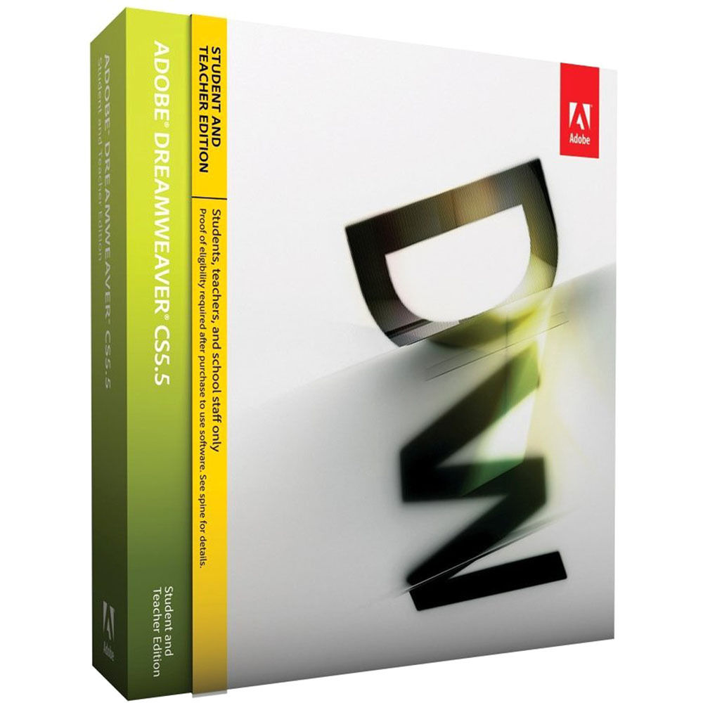 Buy Dreamweaver CS5.5 Student And Teacher Edition 64 bit