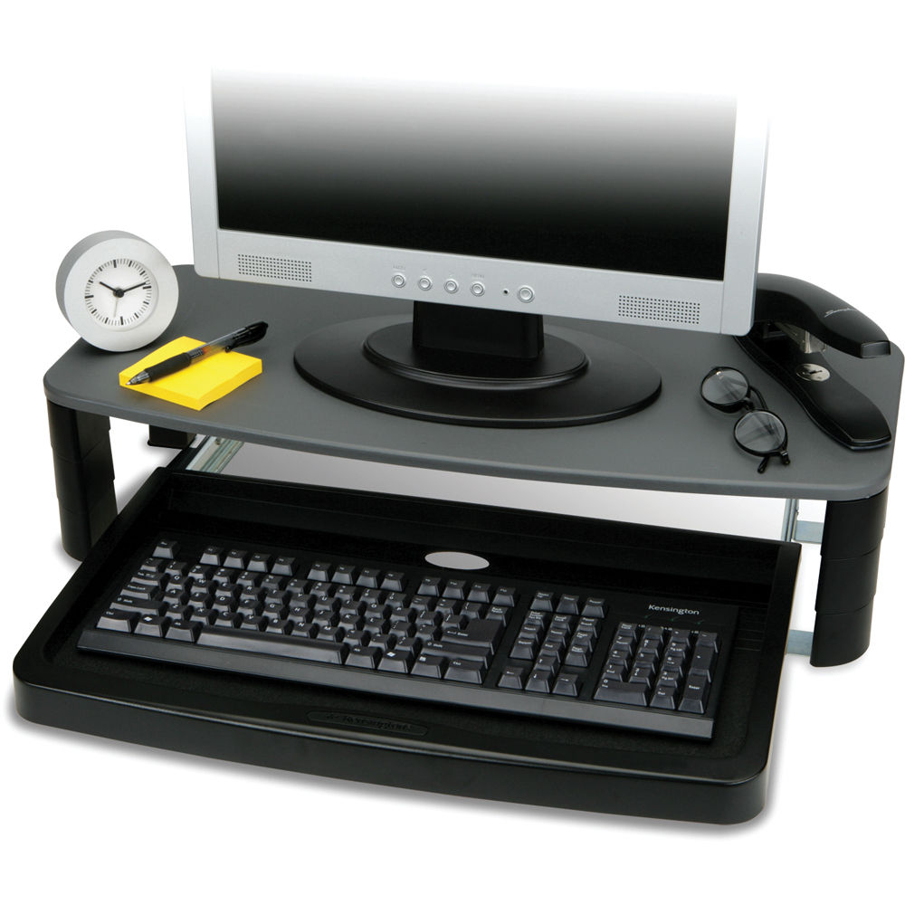 Kensington Overdesk Basic Keyboard Drawer K60082usf B H Photo