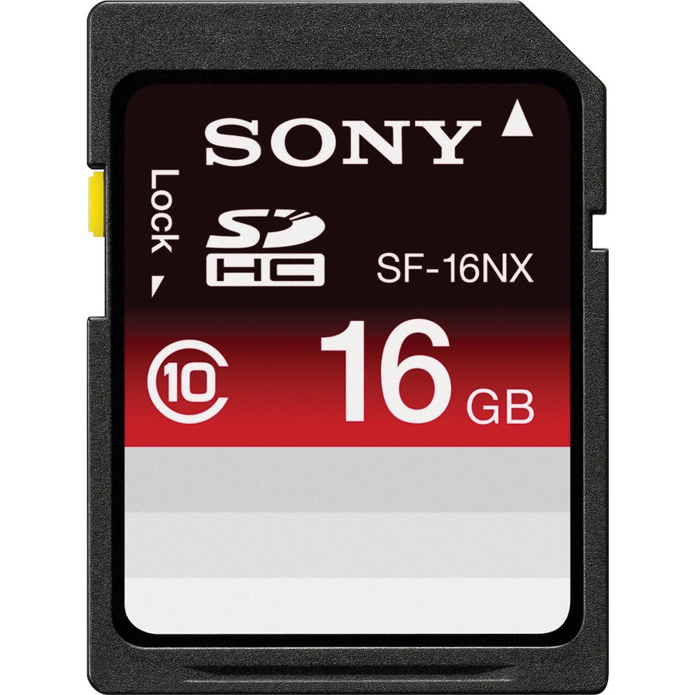 Sony SF16NX//TQM 16GB SDHC Class 10 Memory Card