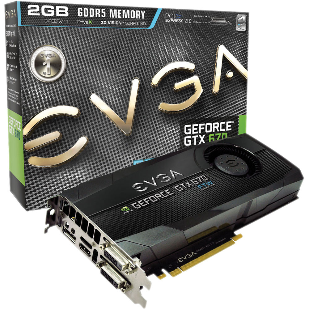 EVGA nVIDIA GeForce GT 670 2 GB GDDR5 
