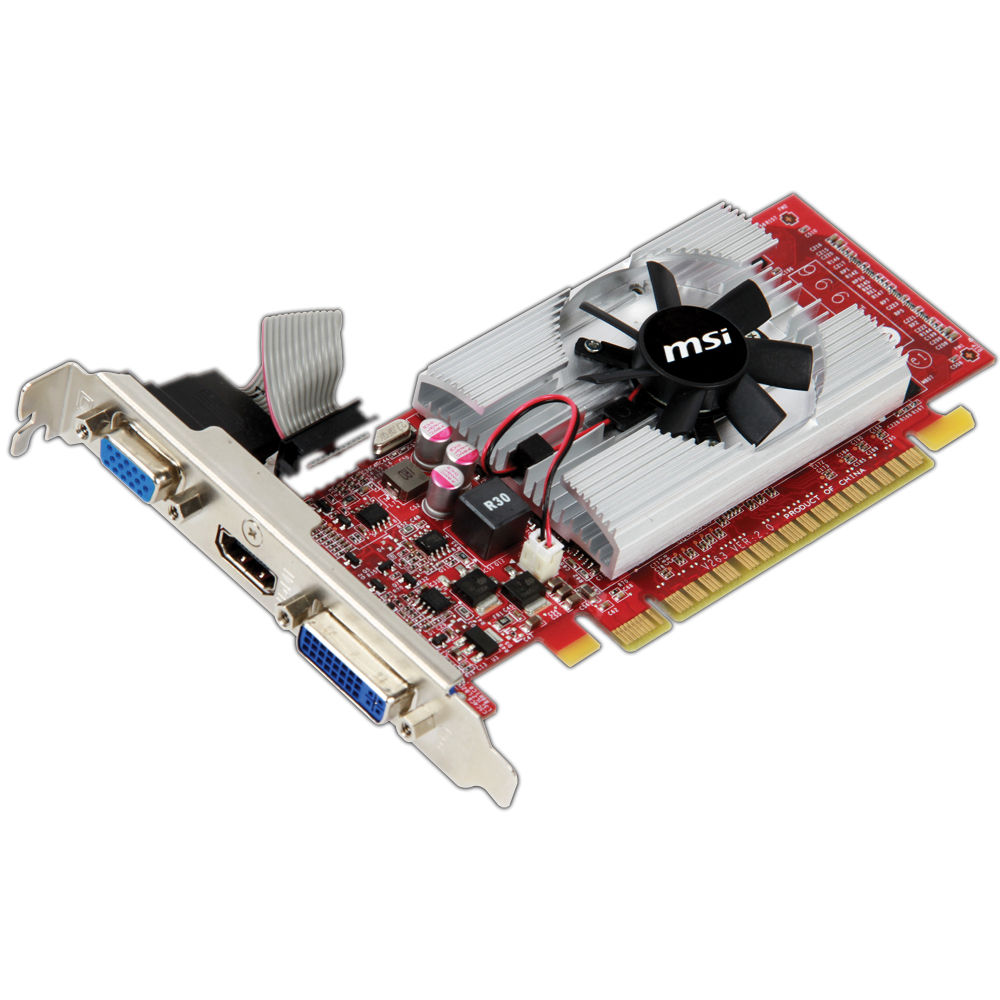 MSI GeForce GT 610 Graphics Card N610GT 