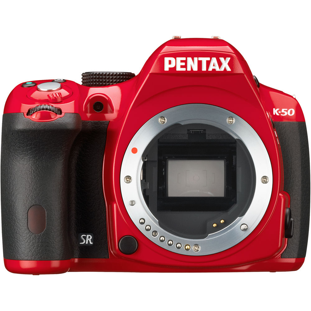 Pentax K 50 Dslr Camera Body Only Red 10974 B H Photo Video