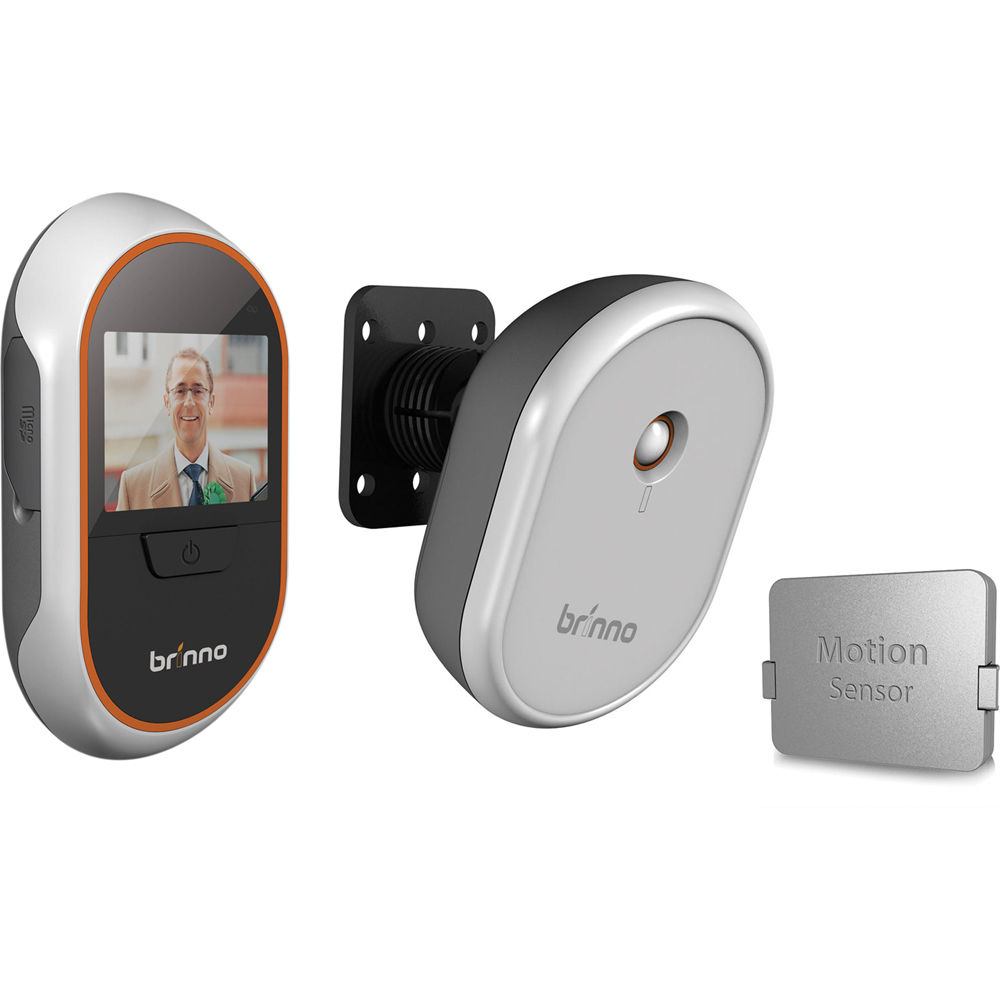 peephole camera with motion sensor