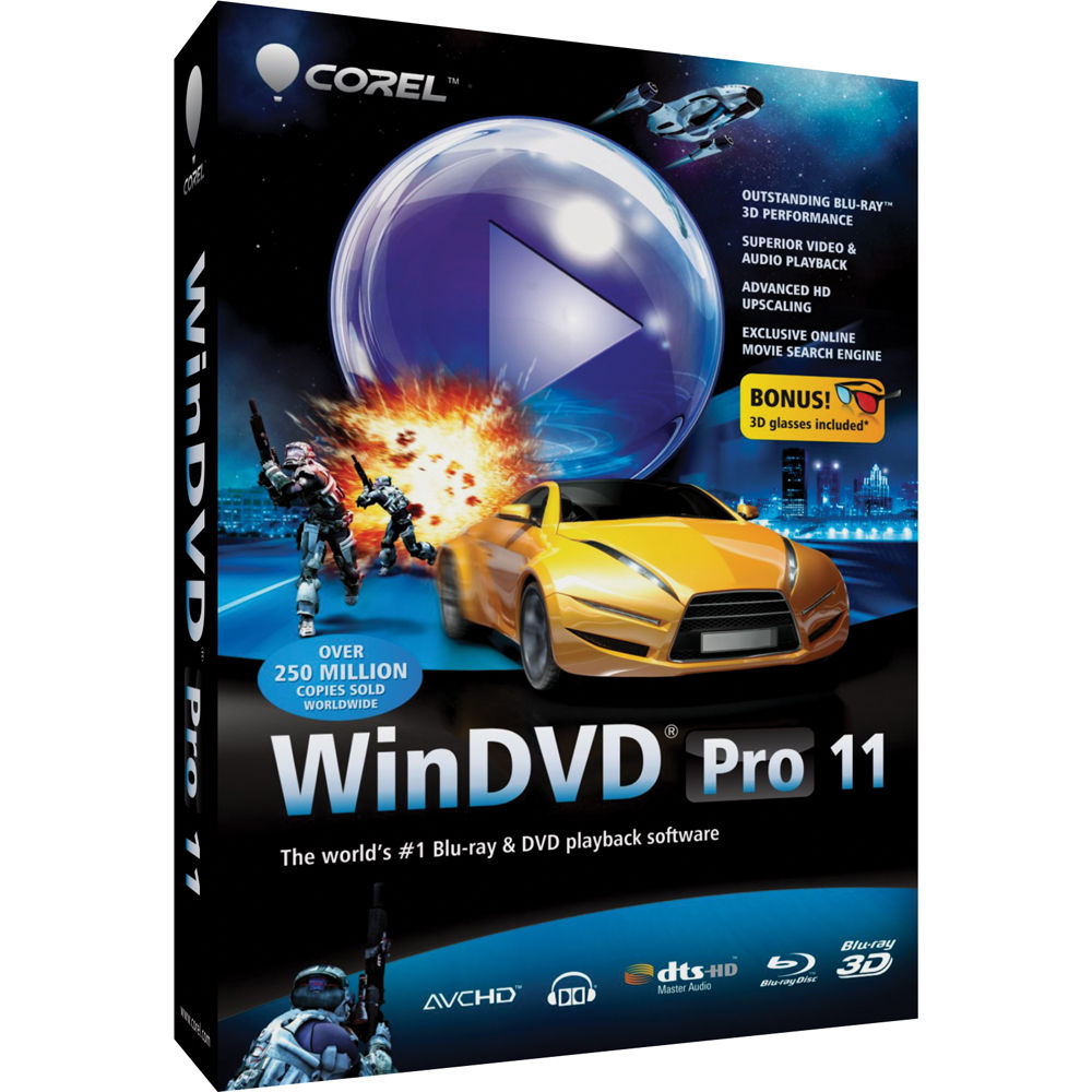 Corel Windvd Pro 11 Dvd And Blu Ray Player Software