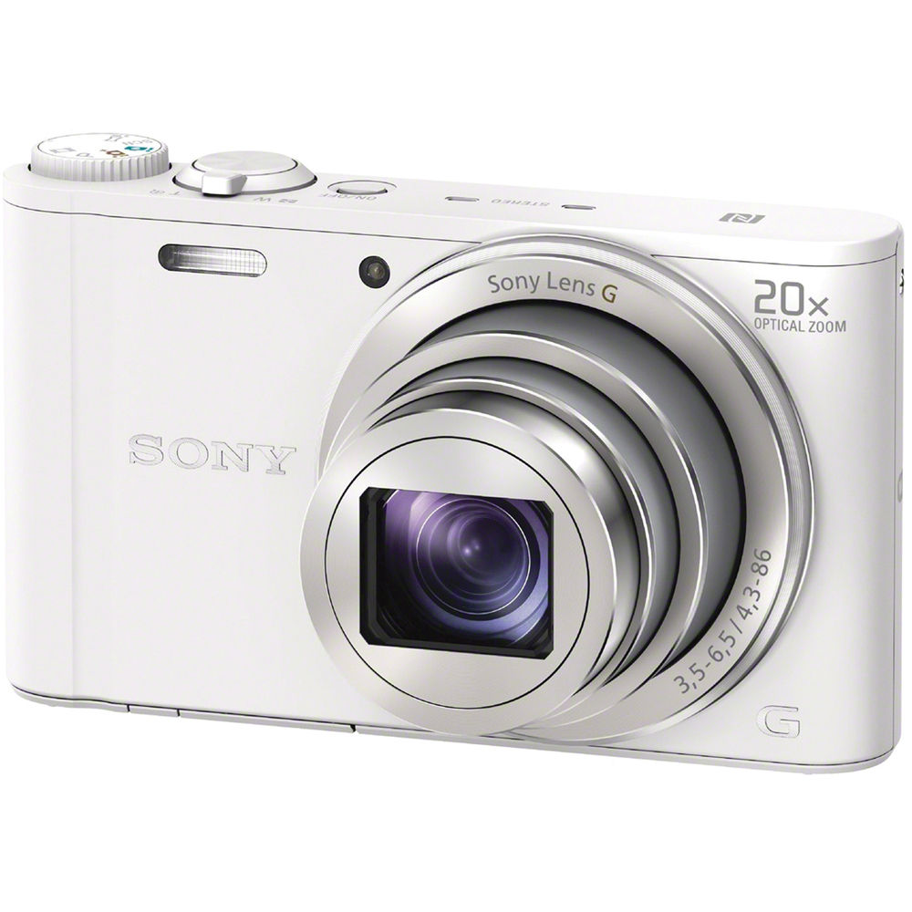 Sony Cyber Shot Dsc Wx350 Digital Camera White Dscwx350 W B H