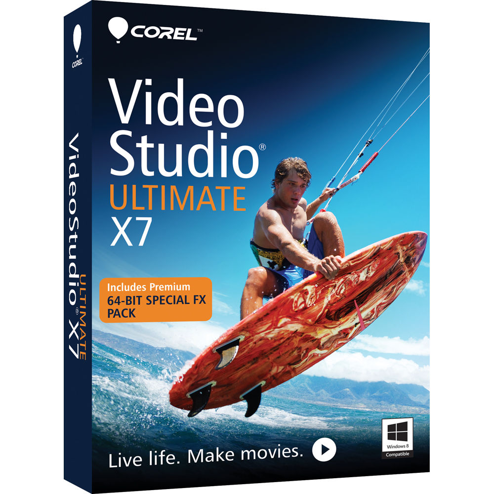 Corel Videostudio Ultimate X7 Video Editing Esdvsprx7ulmlam B H