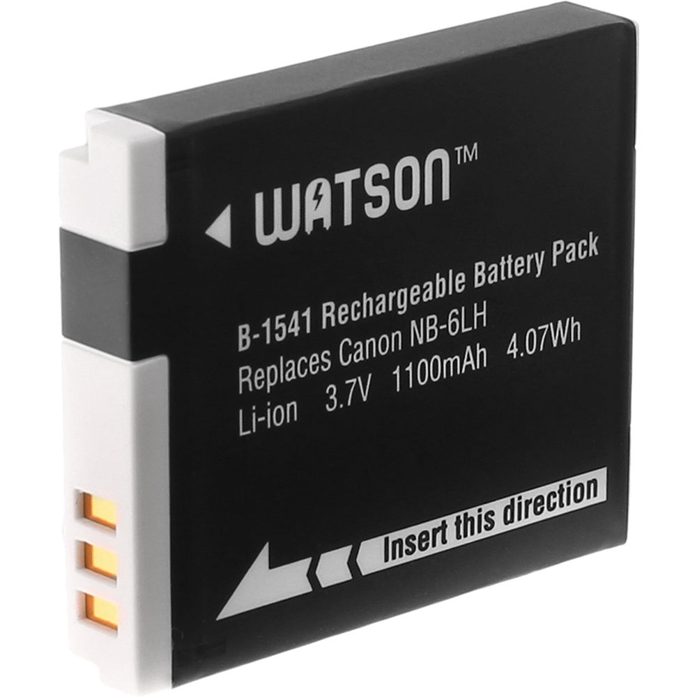 Watson Nb 6lh Lithium Ion Battery Pack 3 7v 1100mah B 1541