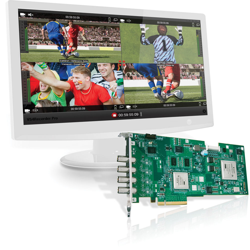 Matrox Vs4 Hd Sdi Capture Card With Vs4recorder Pro Vs4pro B H