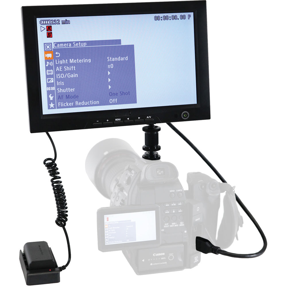 Canon BP 900 Series to LCD Monitor//LED Light Battery Adapter Plate by ProAm USA
