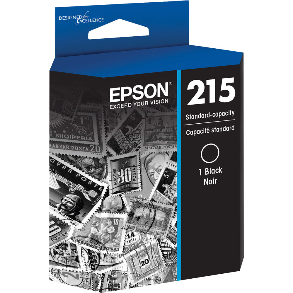 Black T215120 Epson 215 DURABrite Ultra Standard Capacity Ink Cartridge