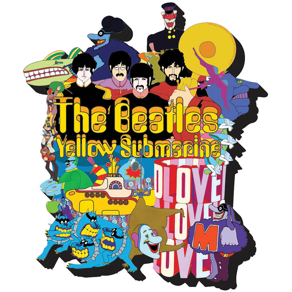 beatles yellow submarine clipart