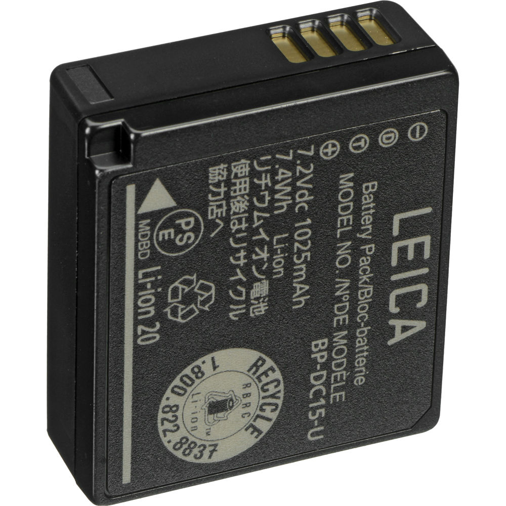 Typ 109 Charger for Leica D-LUX Camera 2 BP-DC15 DC15E DC15U 18545 Battery