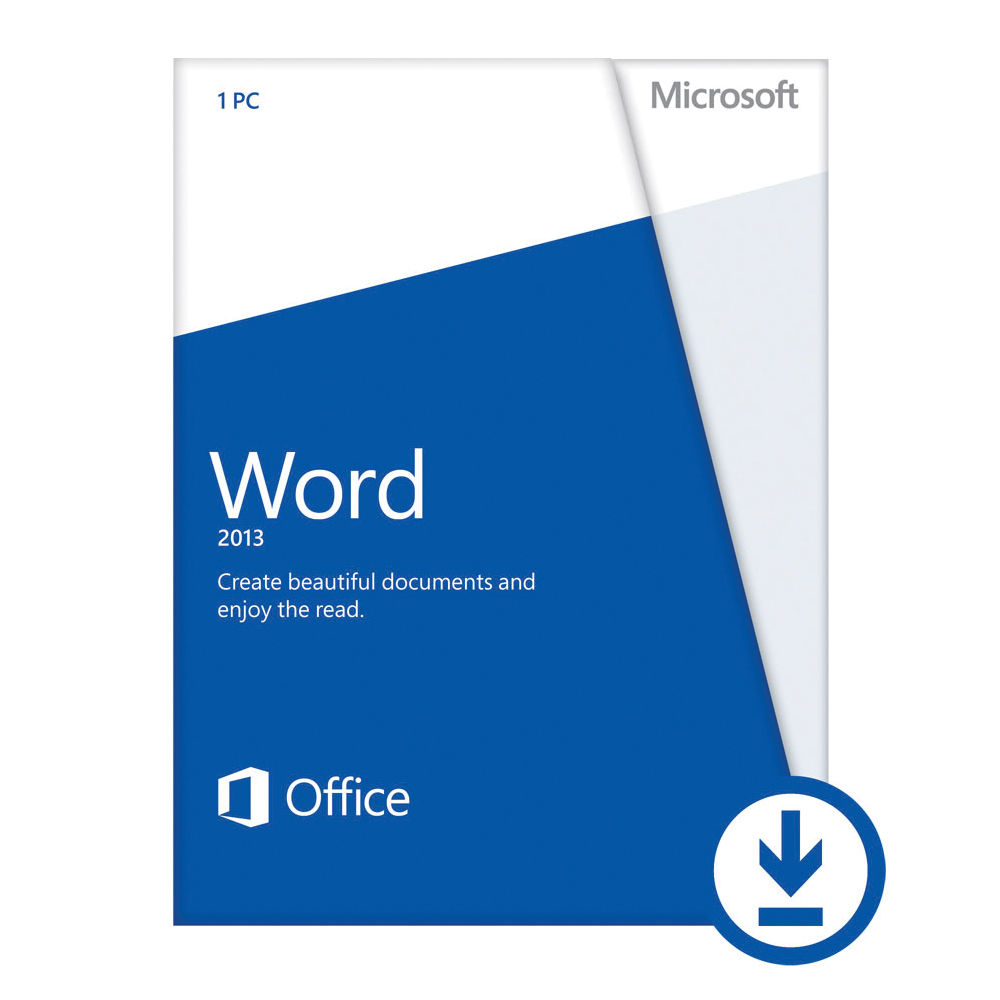 Microsoft Word 2013 Open License Download 059 08637 B H Photo